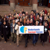 2004 Anderglobalisten van het eerste Nederlands Sociaal Forum 