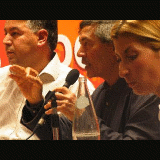 2006 Een debatforum op het NSF met Mustapha Laboui (FNV), Mohammed Rabbae (GL) en Samira Abbos (PvdA) 