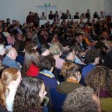 2006 Slotplenair Nederlands Sociaal Forum in de Aula van universiteit Nijmegen