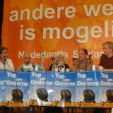 Slotdebat Nederlands Sociaal Forum met Rene Danen, Bart Griffioen, Sylvia Borren, Kees Kodde en Olivier Hoedeman