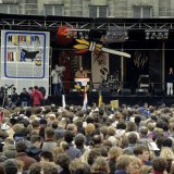 1992 Nederland Bekent Kleur demonstratie tegen racisme op de Dam
